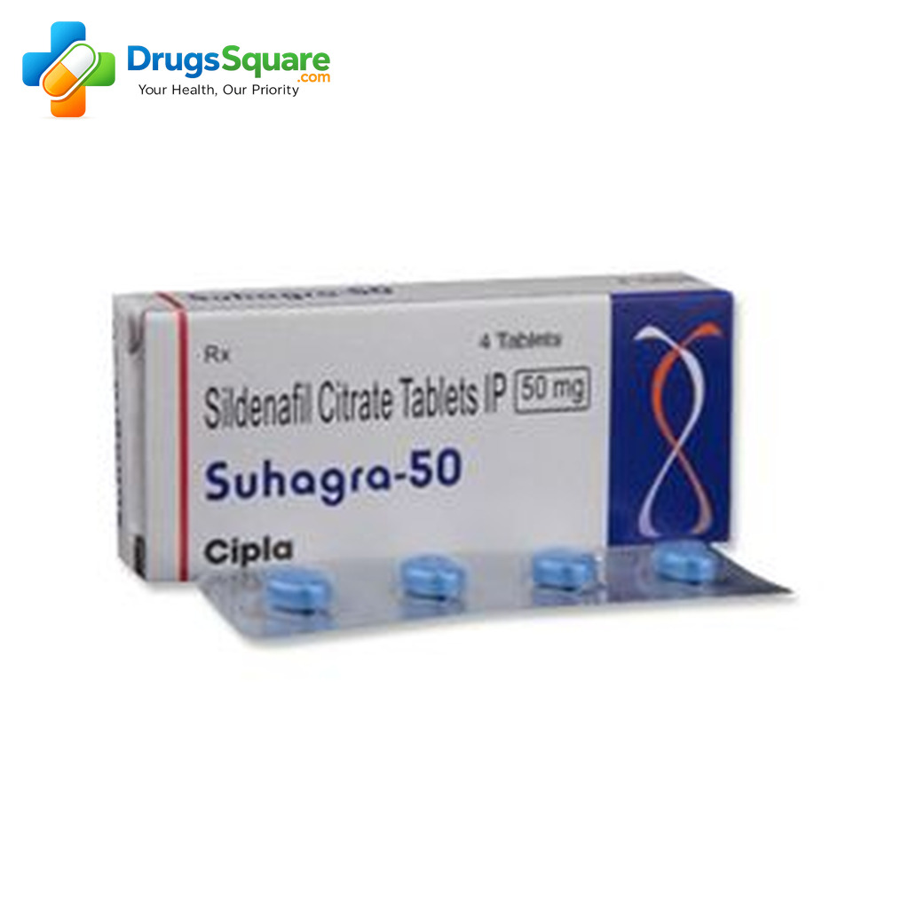 Suhagra 50 mg Tablet for prescription ordering online