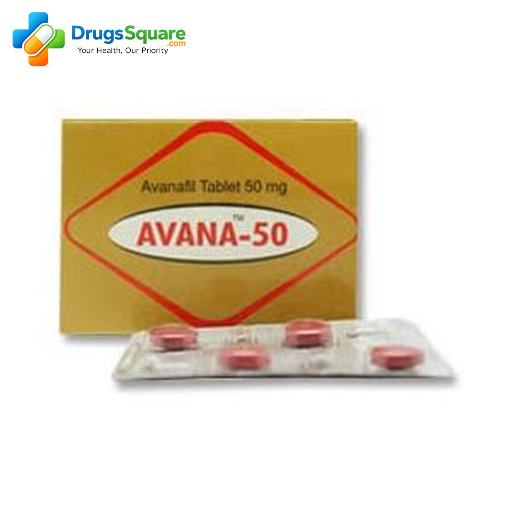 Avana 50 mg Tablet product information for online order