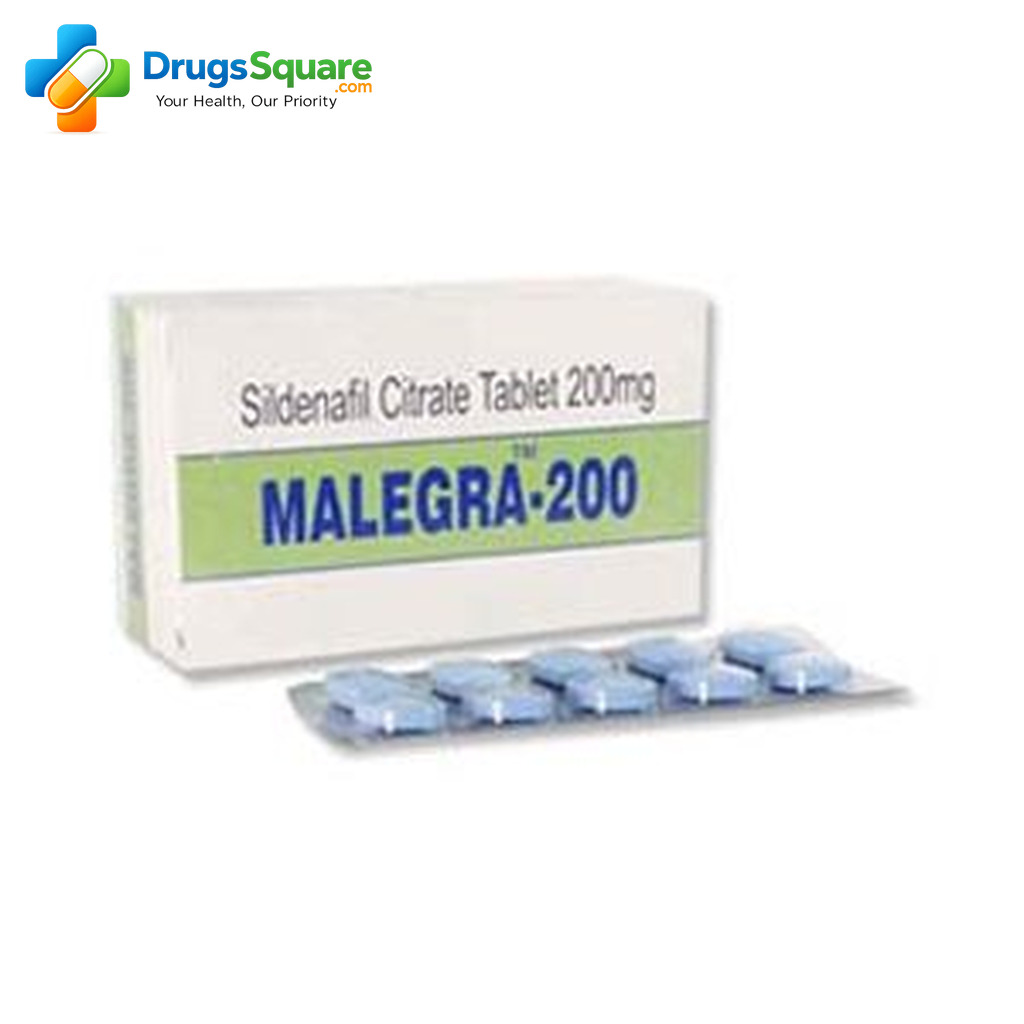 Malegra 200 mg Tablet sildenafil citrate prescription medicine