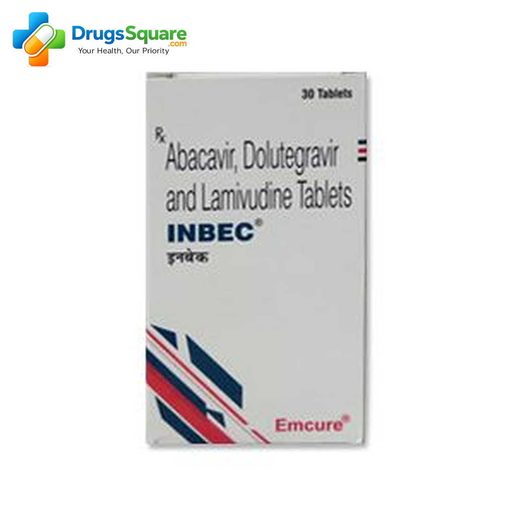 Inbec Tablet abacavir dolutegravir lamivudine product image