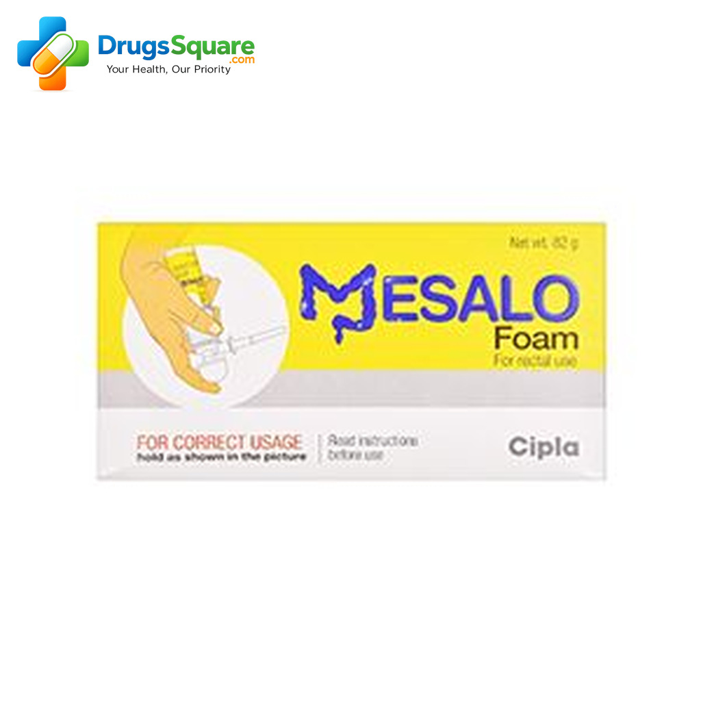 Mesalo Mesalamine Foam product overview for online pharmacy order