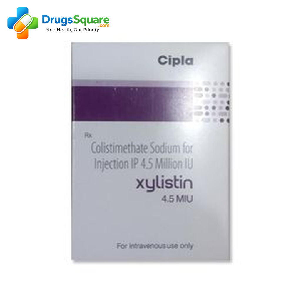 Xylistin Colistimethate 4.5M Injection vial for prescription supply