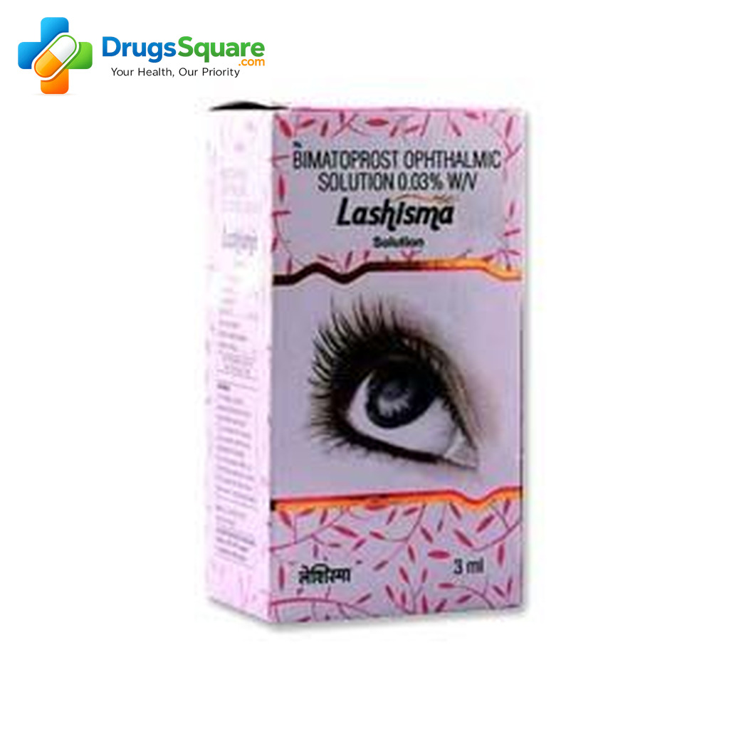 Lashisma Bimatoprost Eye Drop bottle for ophthalmic use
