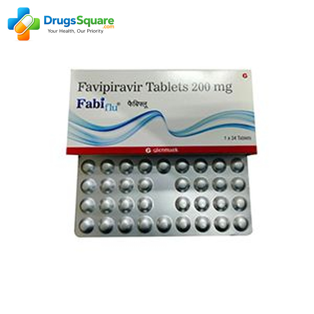 Favipiravir 200 mg Tablet for prescription antiviral use