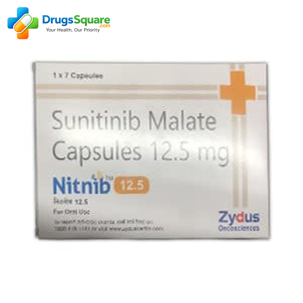 Generic Sunitinib Capsule product overview for prescription ordering