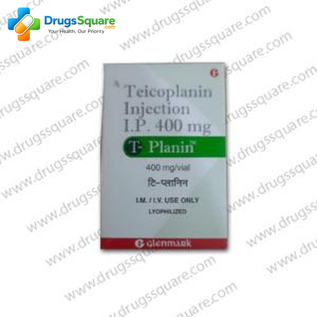 Teicoplanin 400 mg Injection vial for prescription antibiotic use