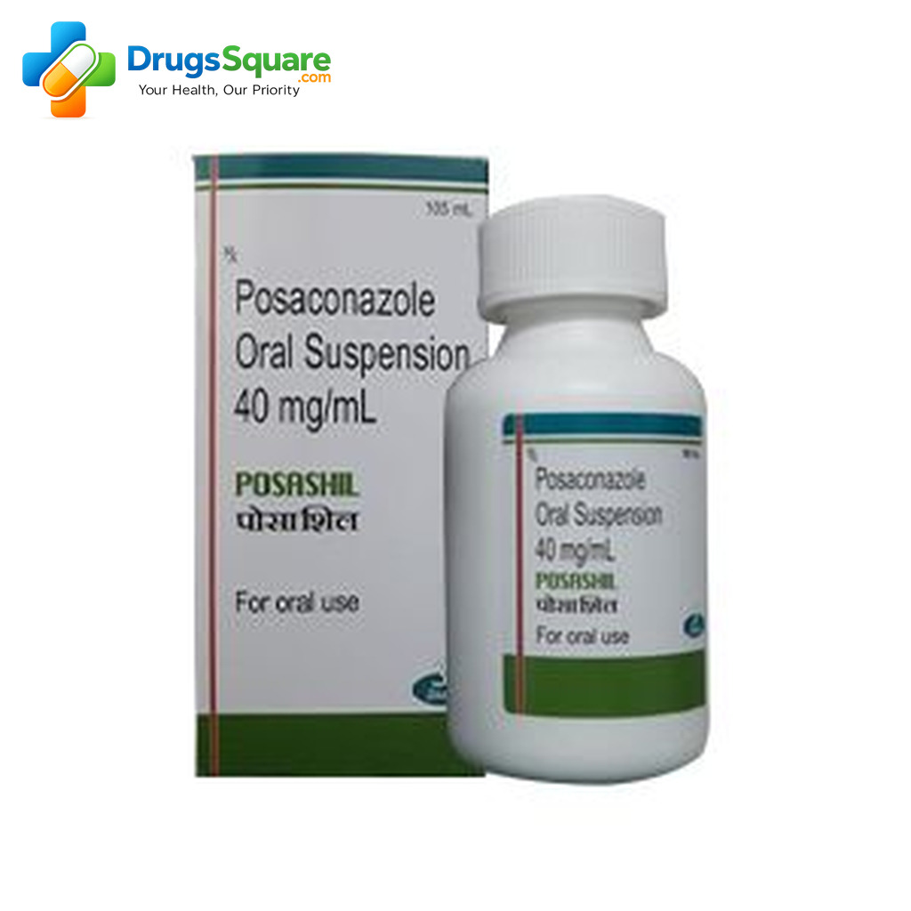 Posaconazole 40 mg Oral Suspension bottle for prescription use