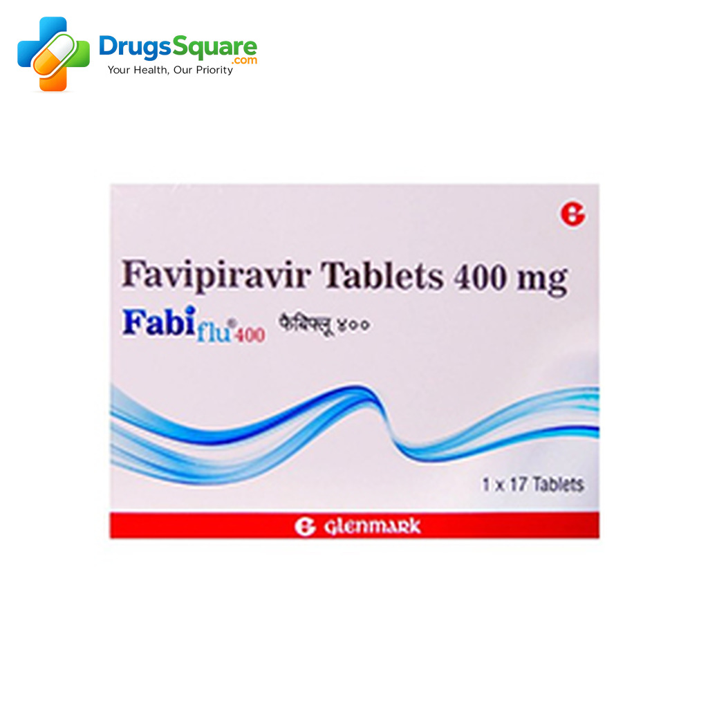 Fabiflu Favipiravir 400 mg Tablet for prescription use