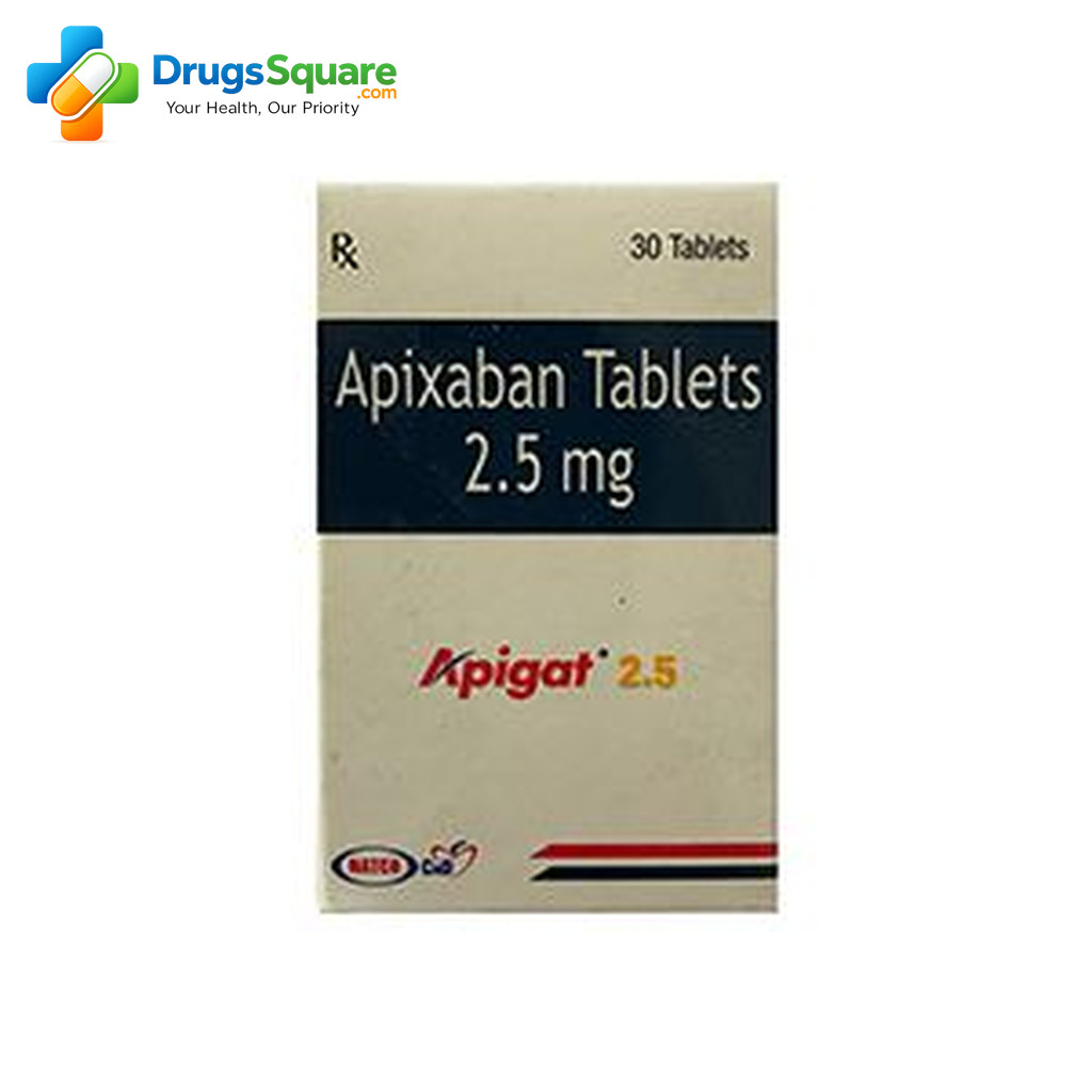 Таблетки Apixaban 2,5 мг для применения по рецепту