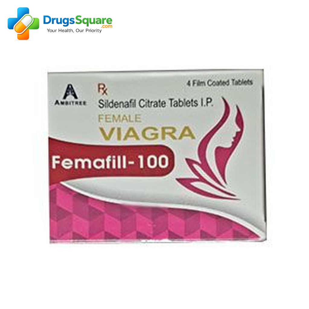 Femafill 100 mg Tablet pack for prescription ordering