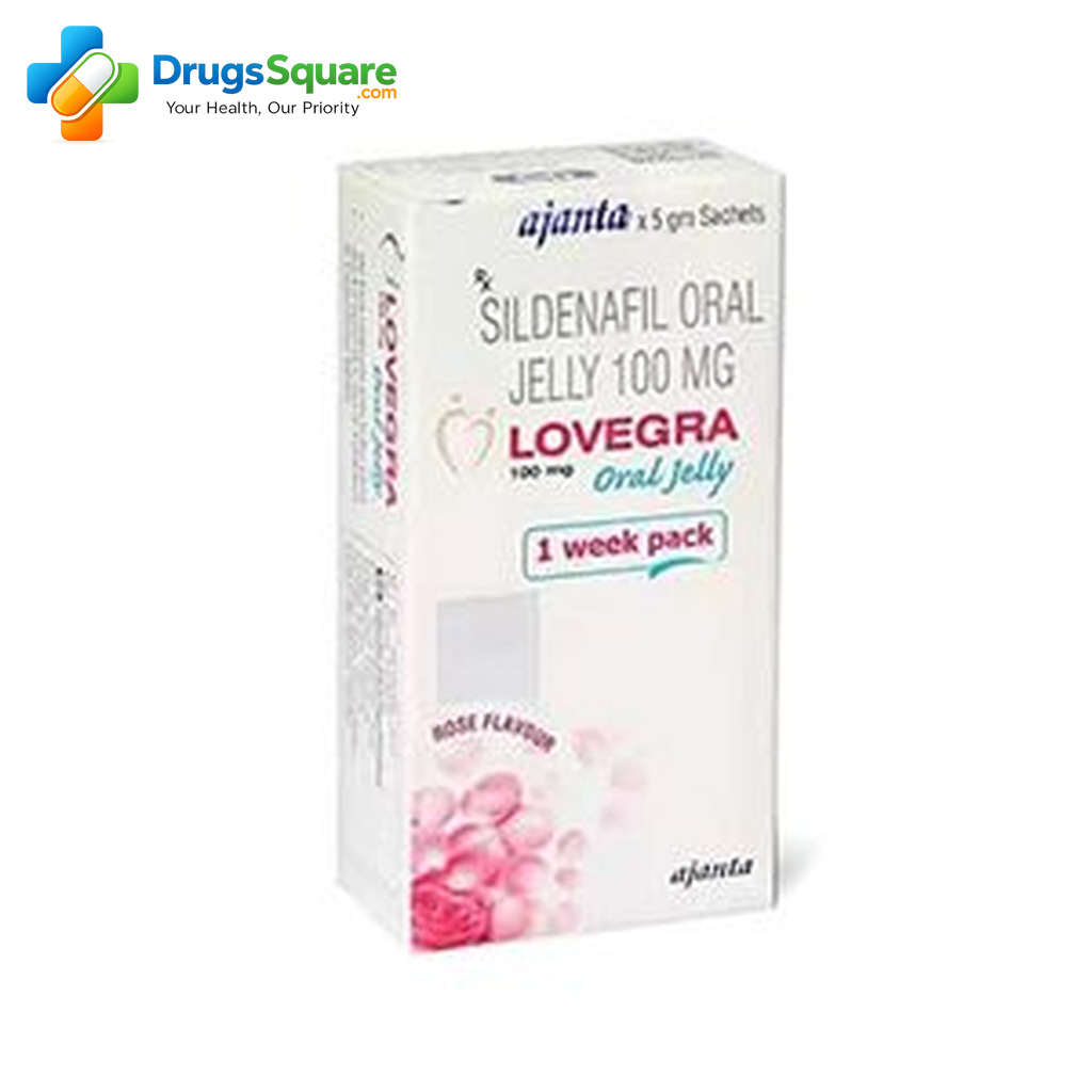 Lovegra 100 mg Oral Jelly product information