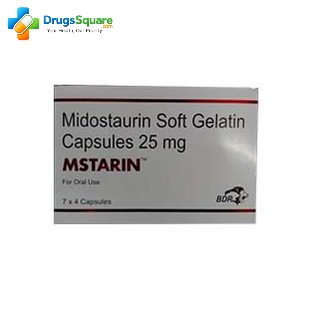 Midostaurin 25 mg Capsule for prescription use
