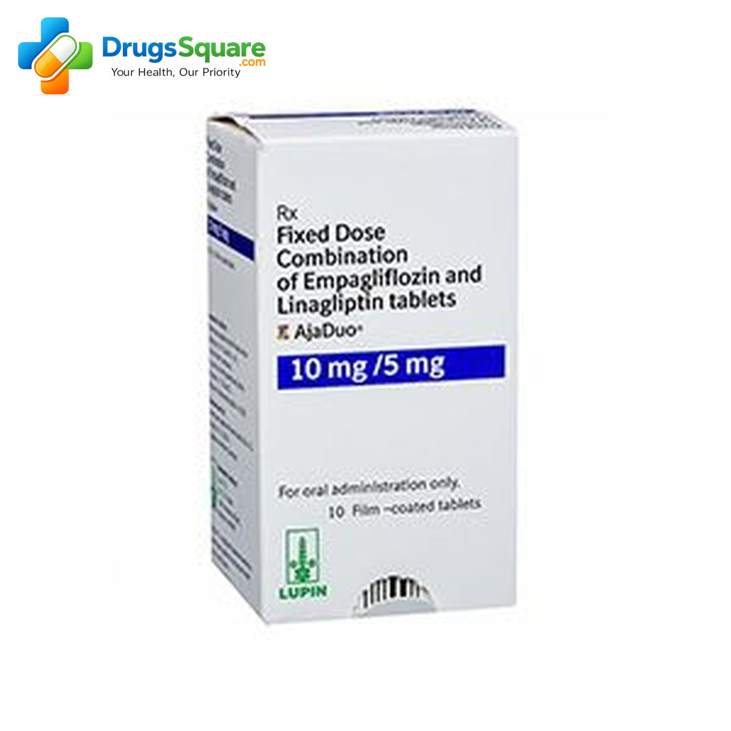 Empagliflozin 10 mg Linagliptin 5 mg Tablet for prescription use