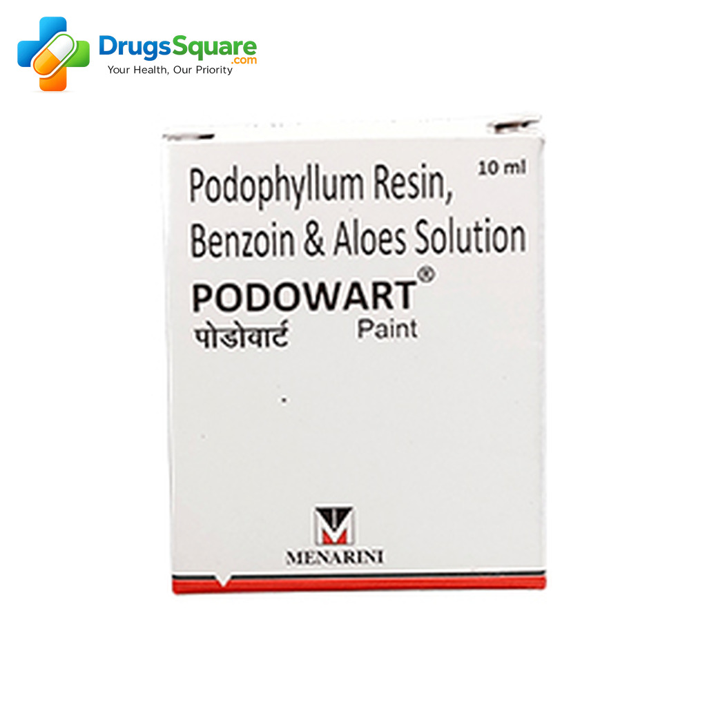 Podowart Solution bottle for topical use