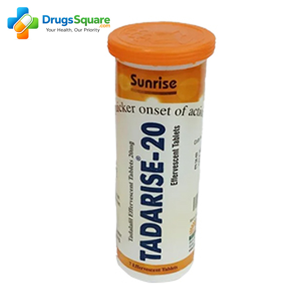 Tadarise 20 mg Effervescent Tablet tadalafil effervescent medicine
