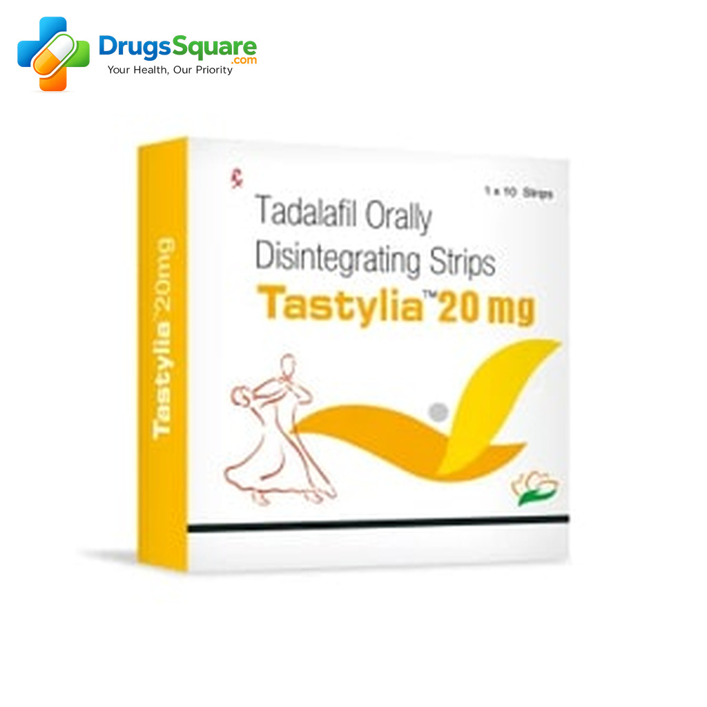 Tastylia 20 mg tadalafil disintegrating strip for prescription use