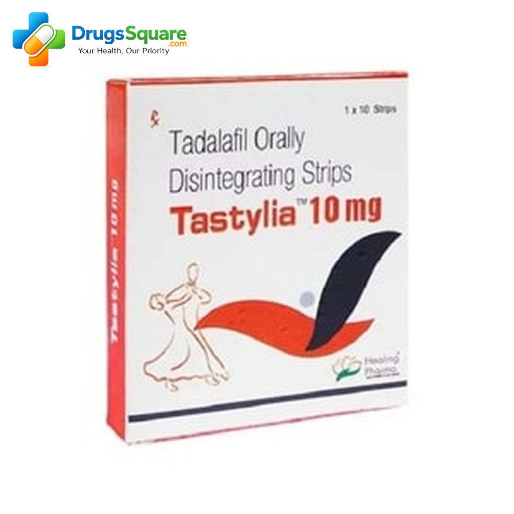 Tastylia 10 mg tadalafil disintegrating strip for oral use
