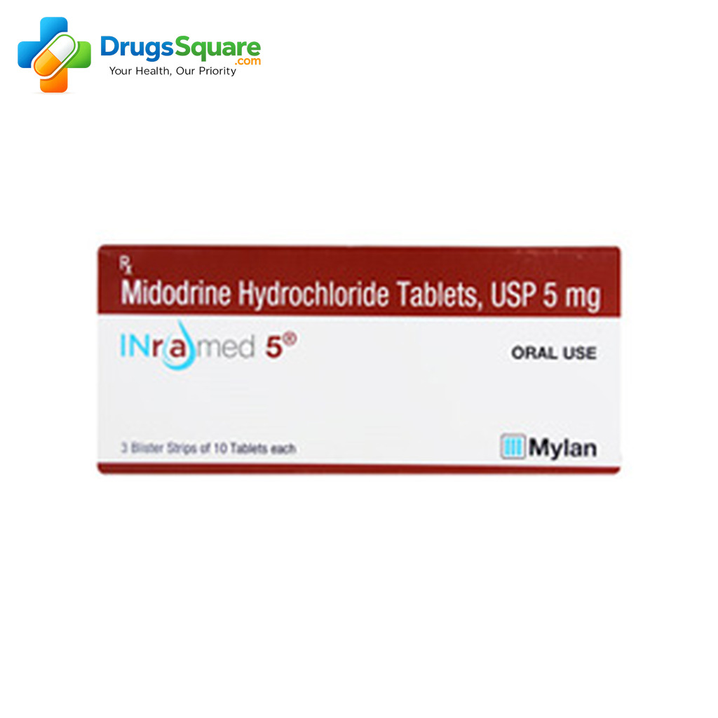 Midodrine 5mg Tablet online order from India