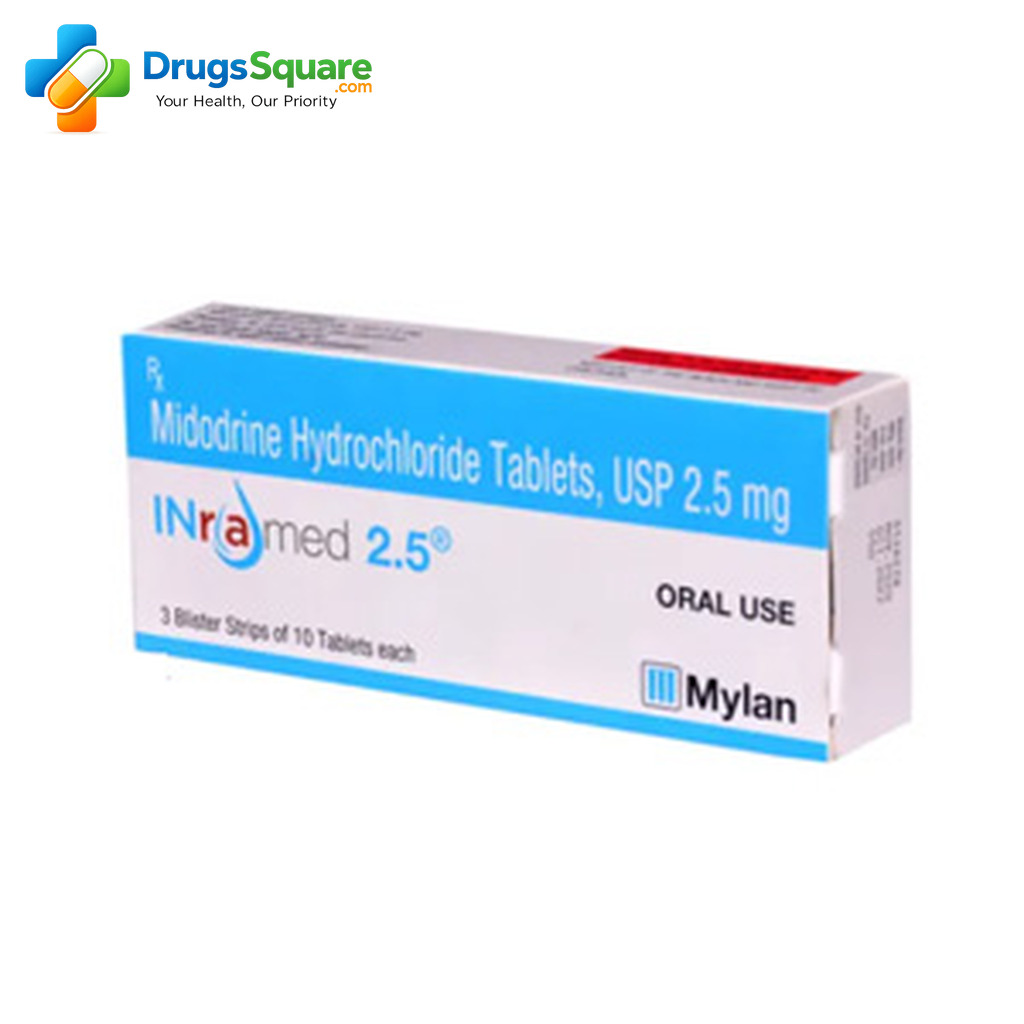 Midodrine 2.5mg Tablet for prescription use