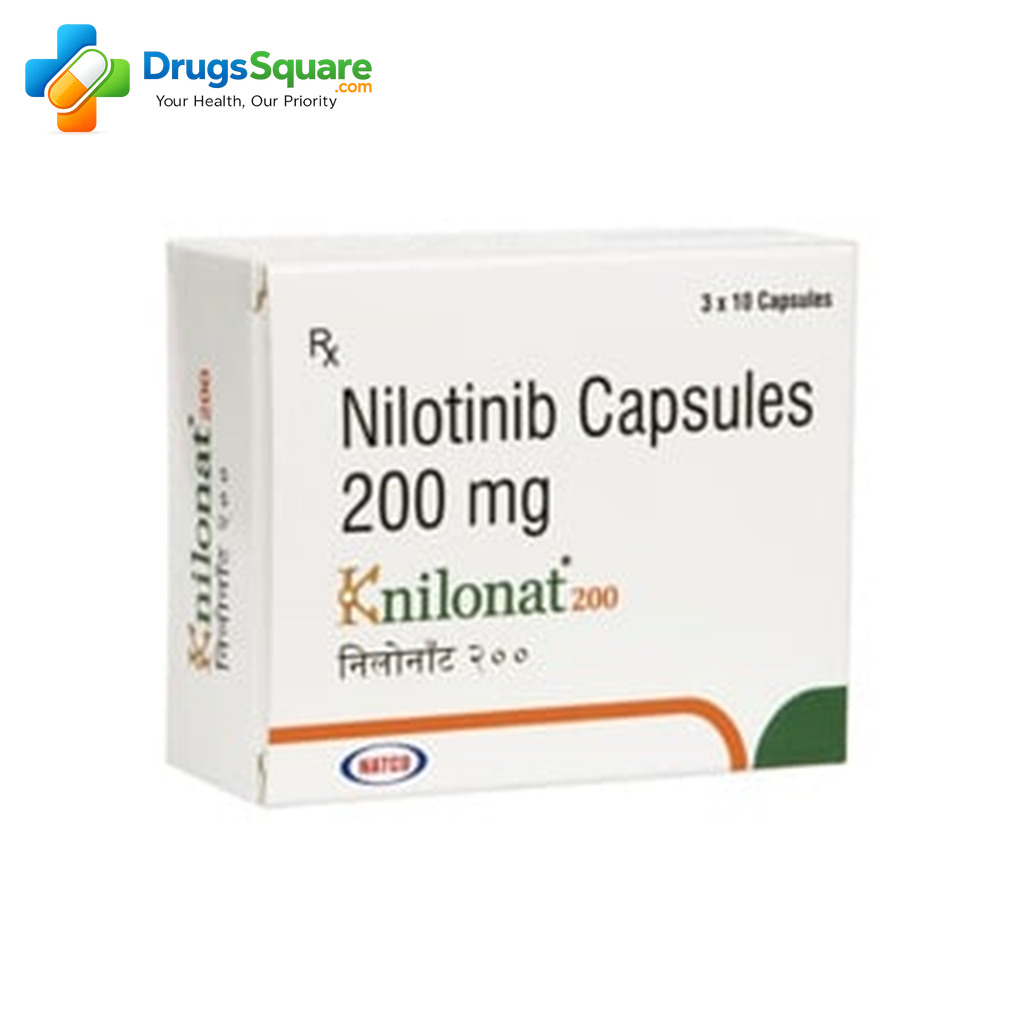 Knilonat 200 mg Nilotinib Capsule product reference image
