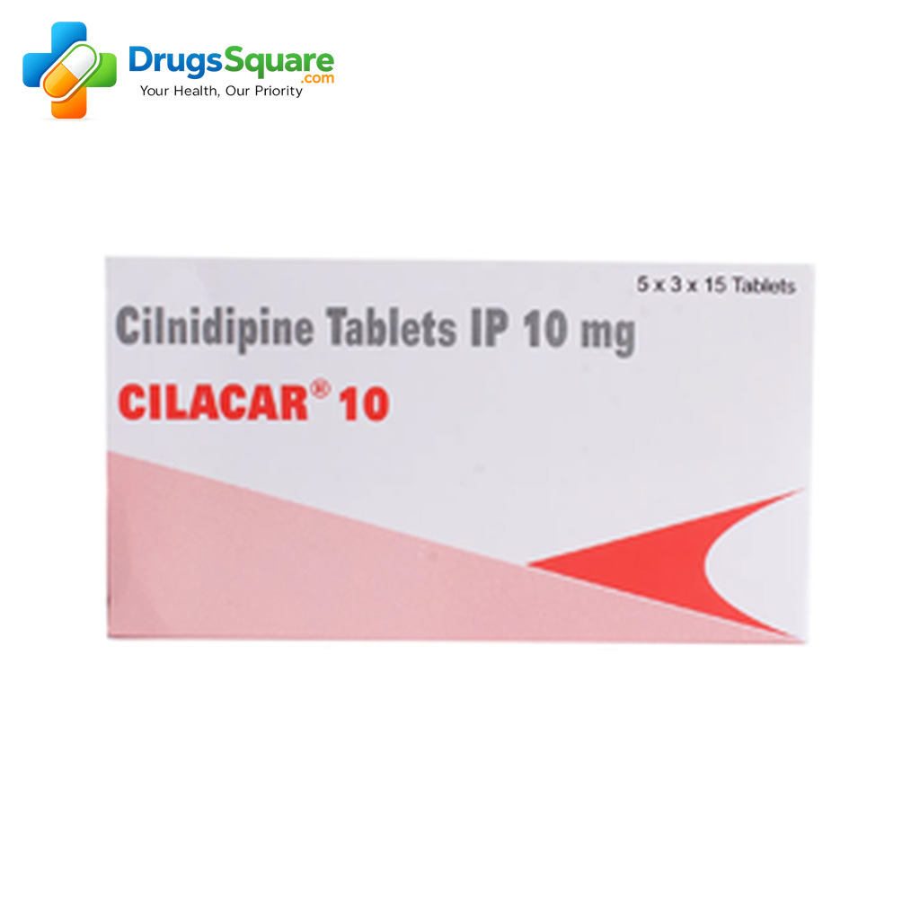 Cilacar 10 mg Cilnidipine Tablet product overview