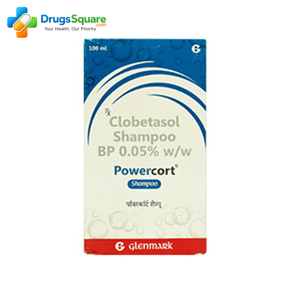 Clobetasol Shampoo 0.05% w/w bottle for prescription scalp use