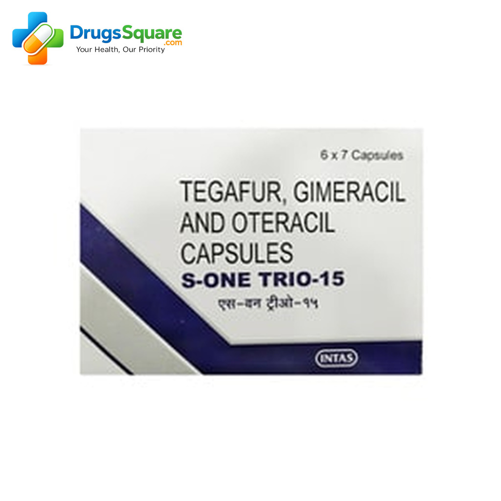 S-One Trio 15 mg Capsule for prescription ordering online