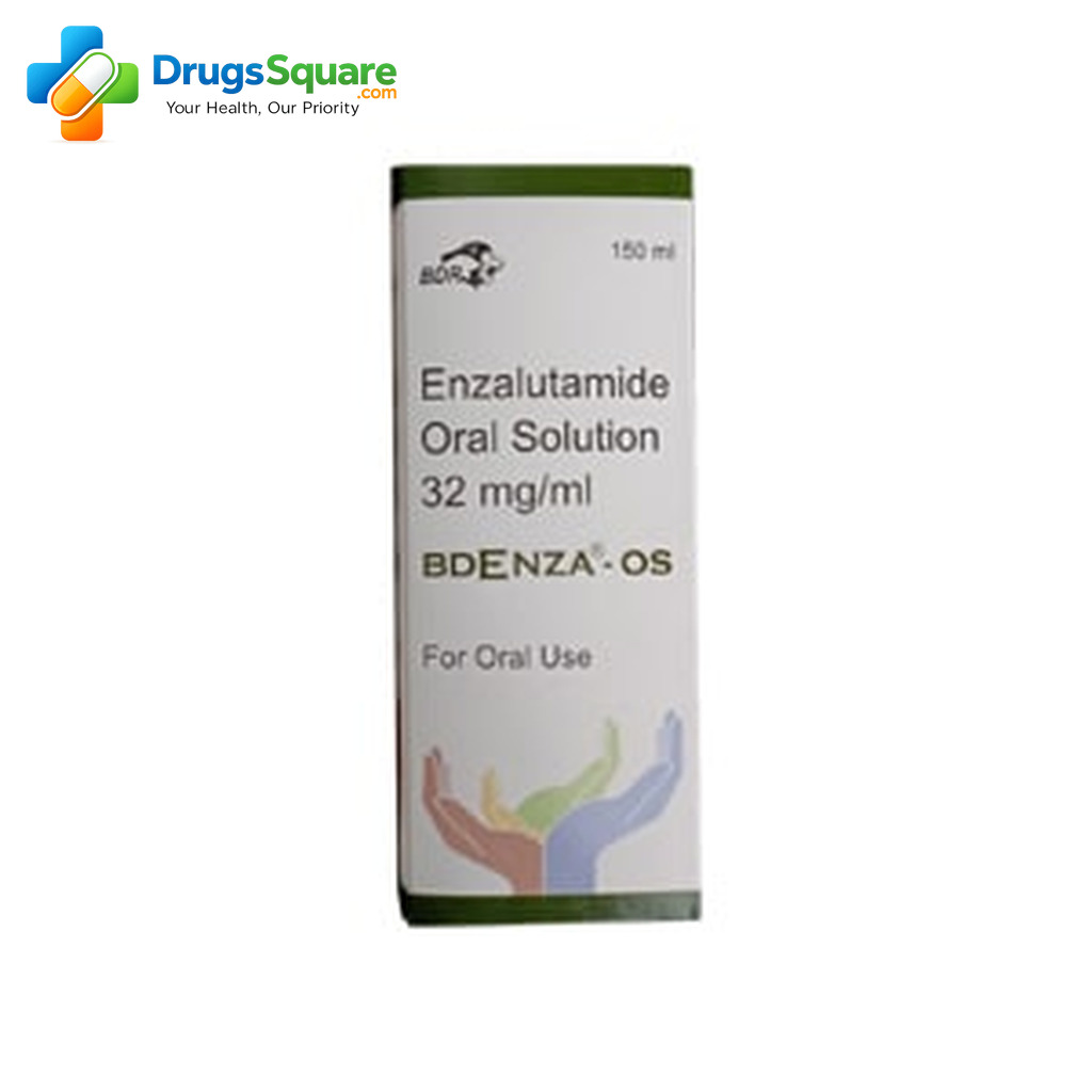 Bdenza OS Enzalutamide 32 mg suspension bottle for prescription supply
