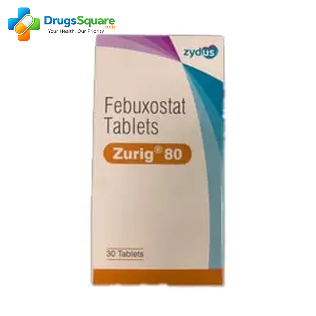 Febuxostat 80 mg Tablets pack for prescription ordering
