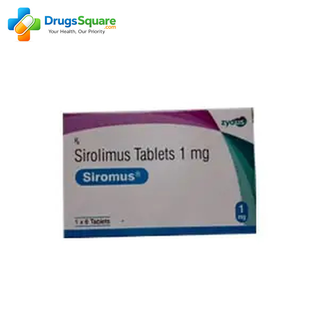 Sirolimus 1 mg Tablet for prescription immunosuppressant supply