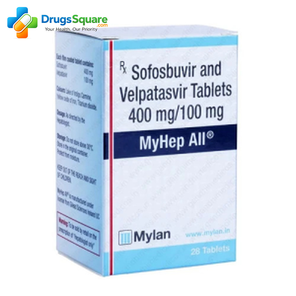 Myhep All sofosbuvir and velpatasvir tablet product view