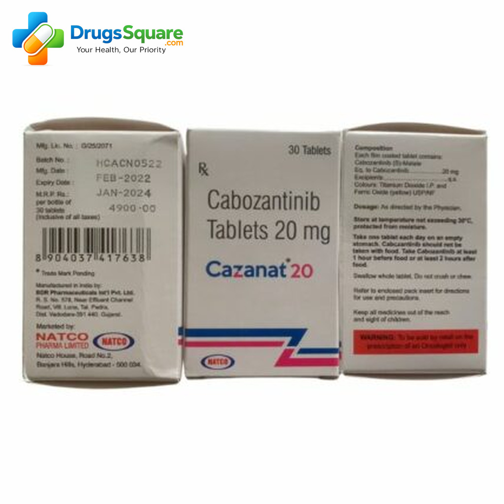 Buy Cabozantinib 20 mg Tablet online from India