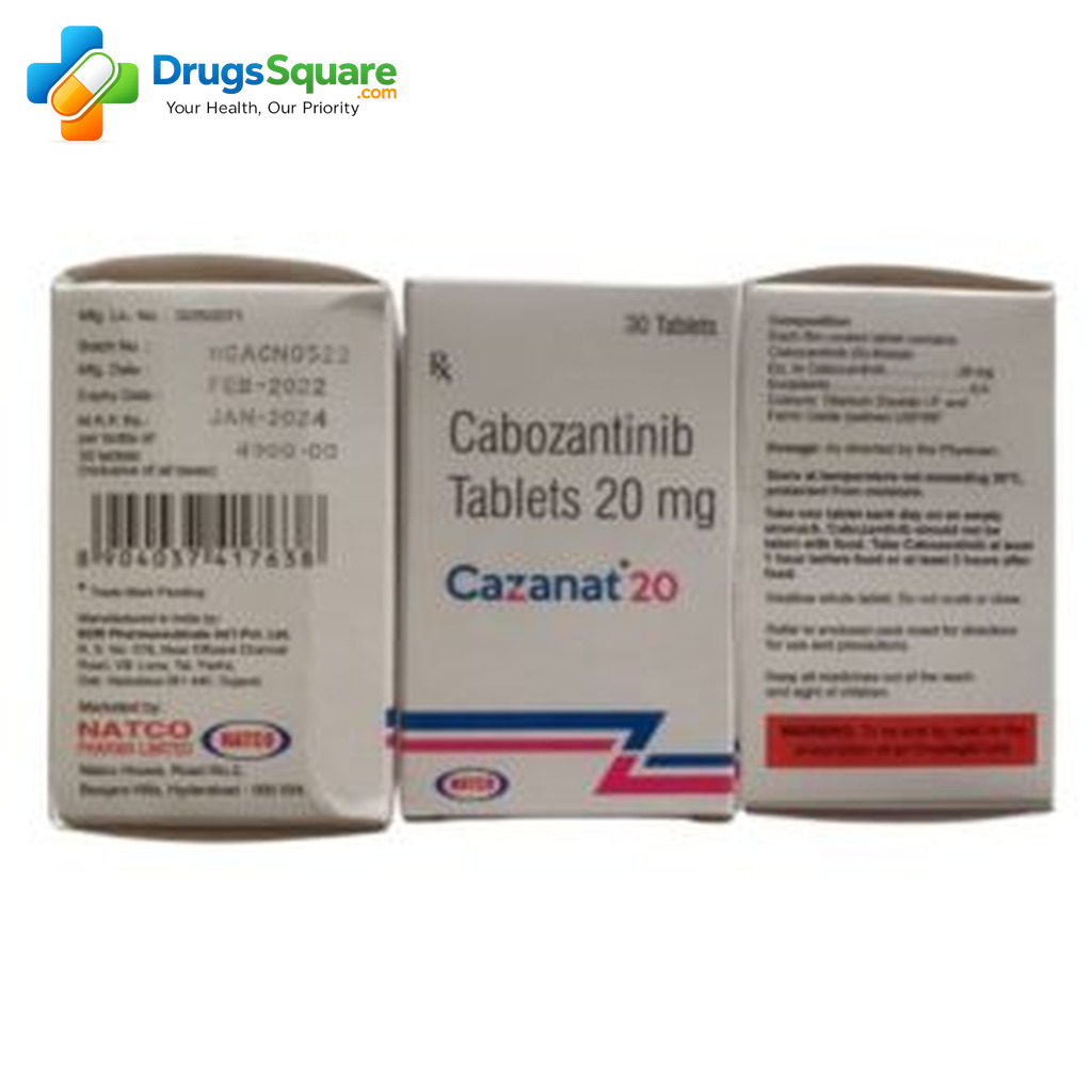 Buy Cabozantinib 20 mg Tablet online from India