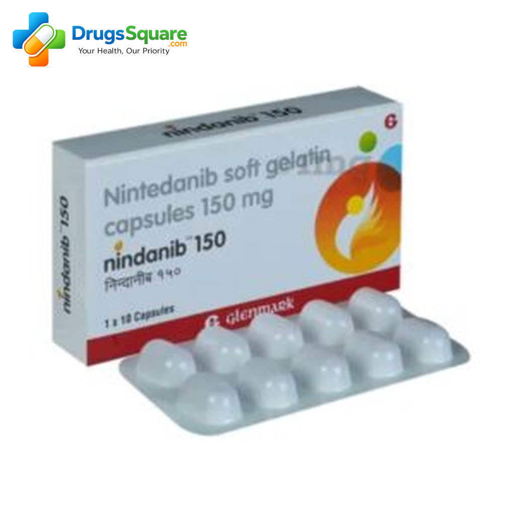 Buy Nindanib 150 Mg Nintedanib Capsule online with prescription