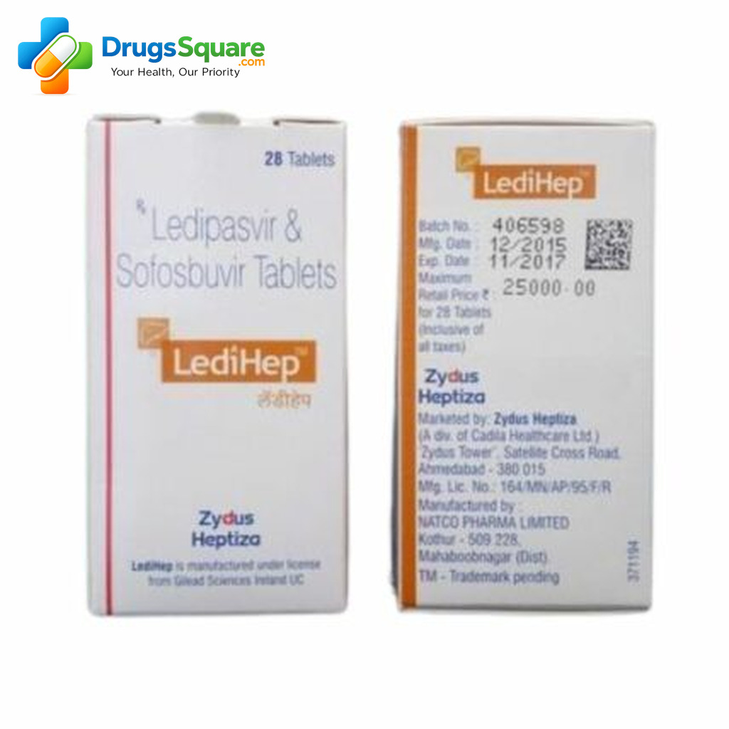 Buy Ledipasvir Sofosbuvir Tablet online with secure checkout