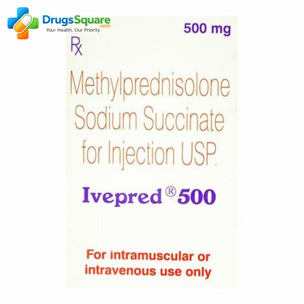 Ivepred 500mg Injection product label view