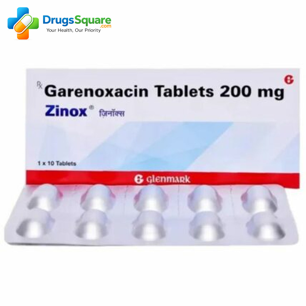 Garenoxacin Tablet 200mg prescription antibiotic product image