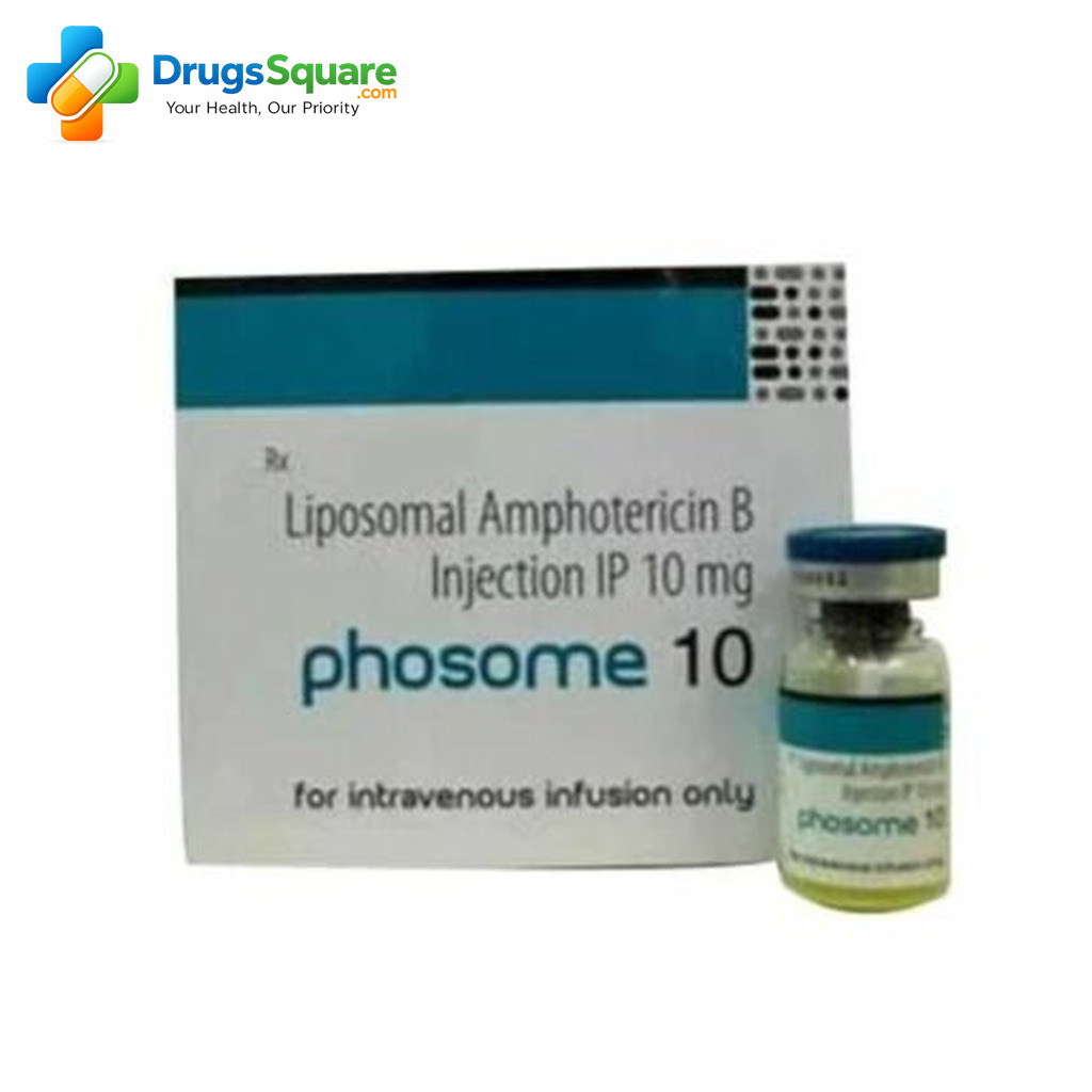 Phosome 10mg Injection box and vial for prescription supply