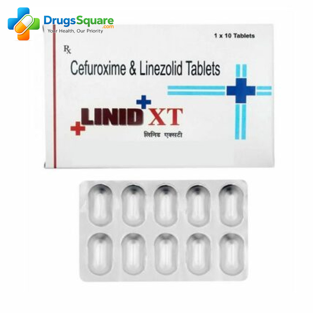 Linid XT Cefuroxime Linezolid 500 mg/600 mg Tablet product image