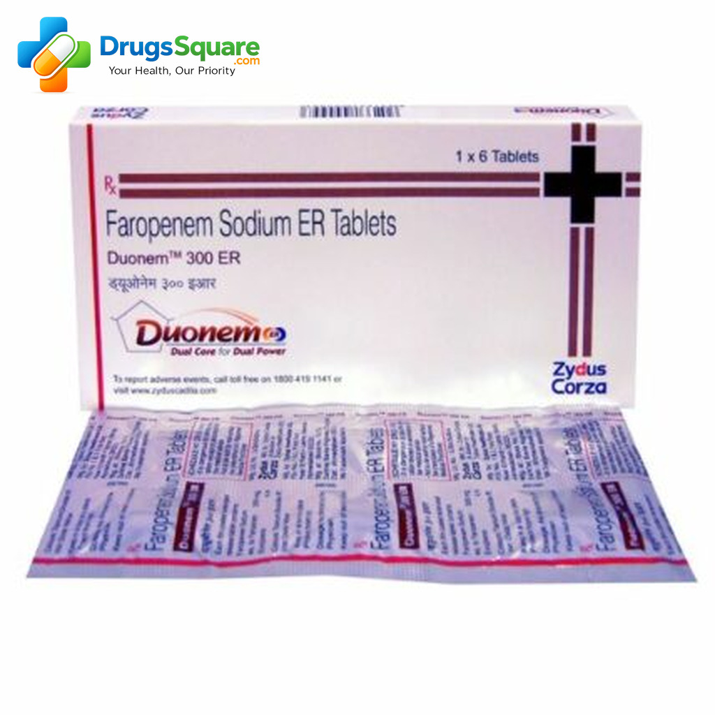 Duonem Faropenem 300 mg Pills prescription antibiotic tablets