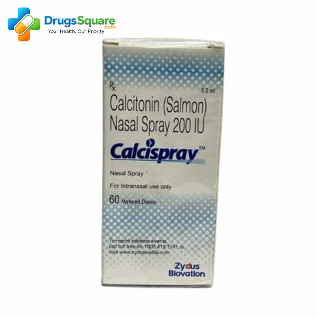Calcispray Calcitonin Salmon Nasal Spray 200IU bottle for nasal administration