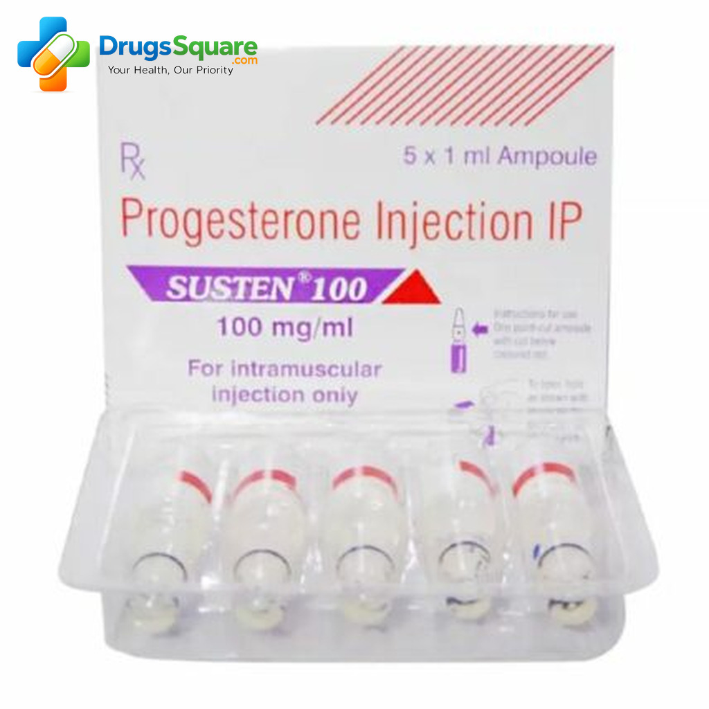 Progesterone Injection 100 mg/ml product label view