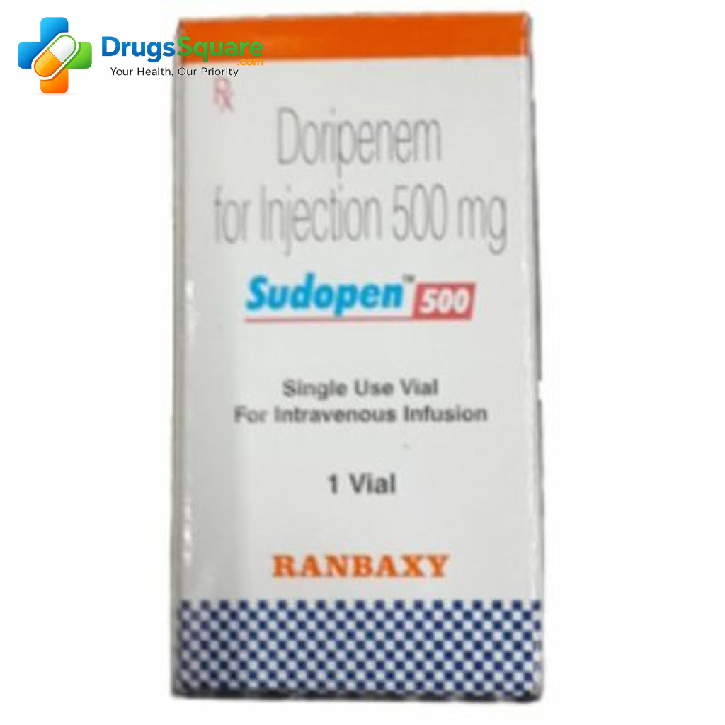 Sudopen Doripenem 500 mg Injection vial for prescription supply