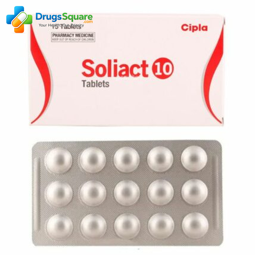 Soliact Solifenac 10 mg Tablet product overview