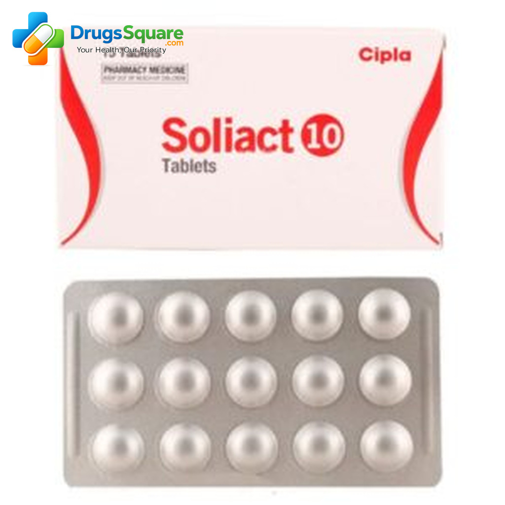 Soliact Solifenac 10 mg Tablet product overview