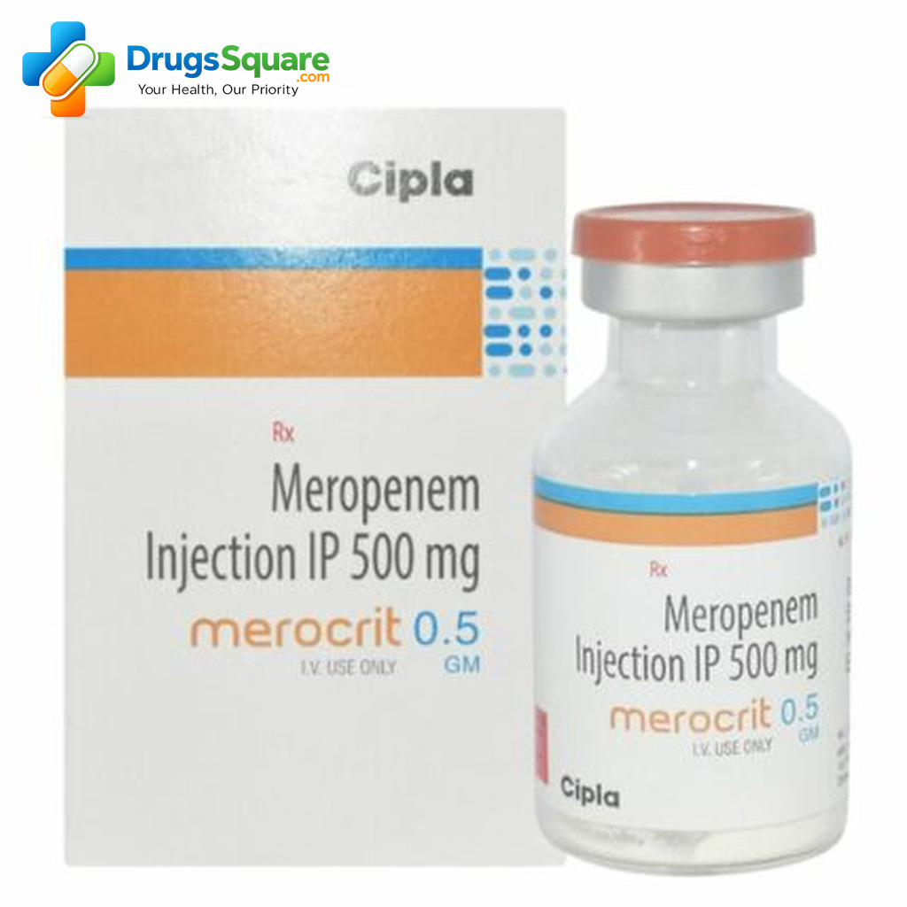 Meropenem Injection 1000mg (1g) strength for clinical use