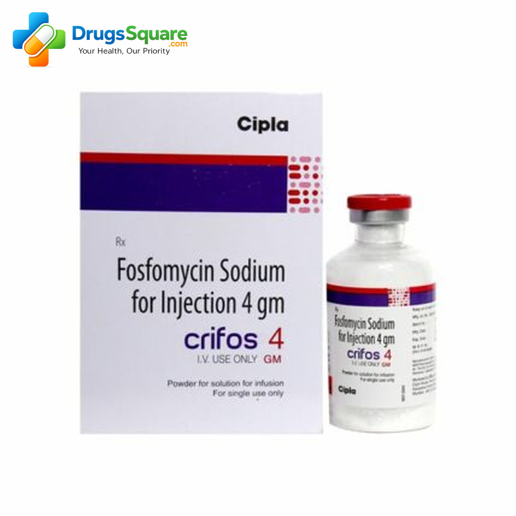 Fosfomycin 4gm Injection product strength and dosage form