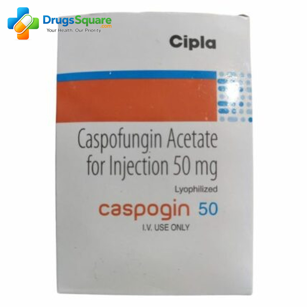 Caspofungin 50 mg Injection vial for prescription ordering