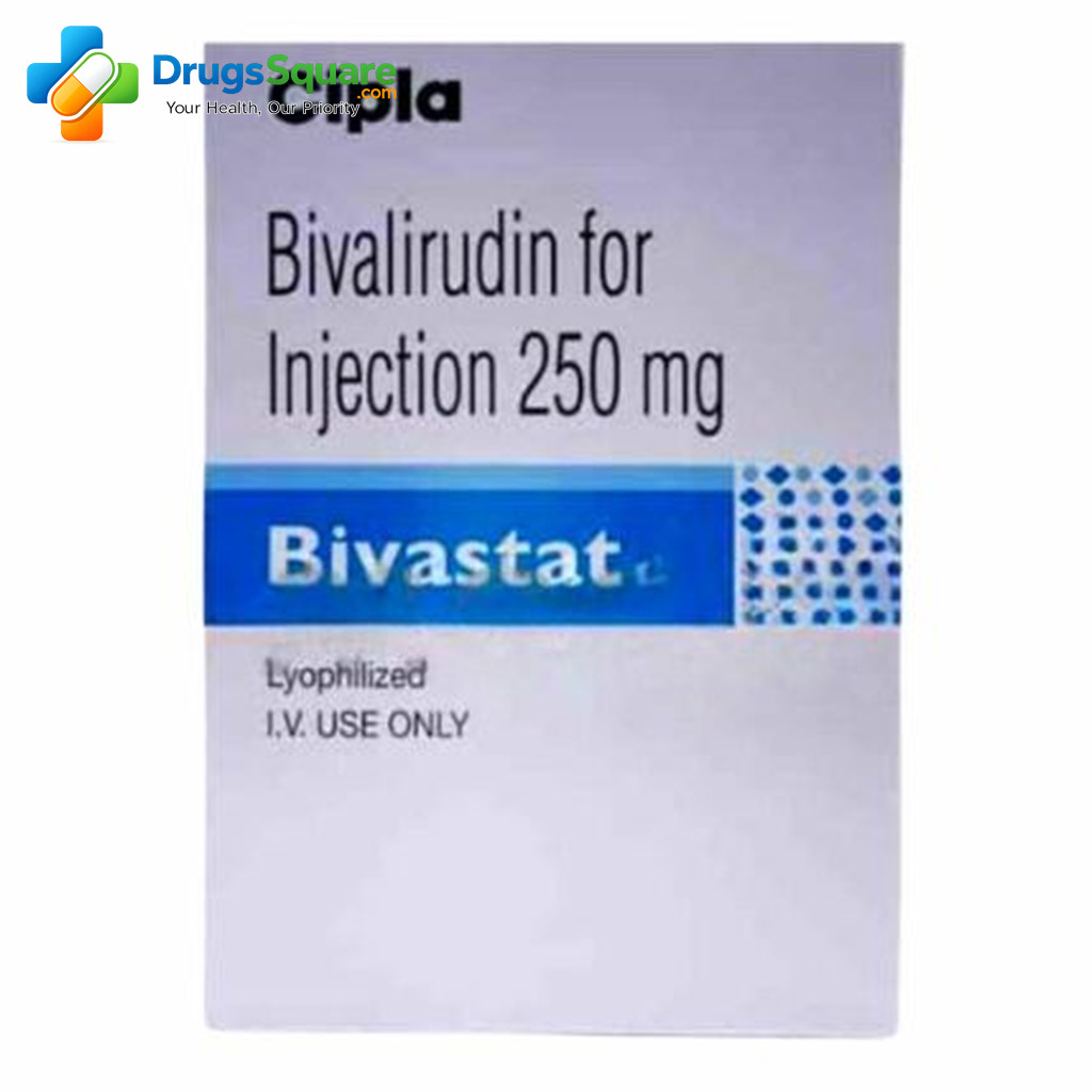 Bivastat Bivalirudin 250 mg Injection vial for prescription supply