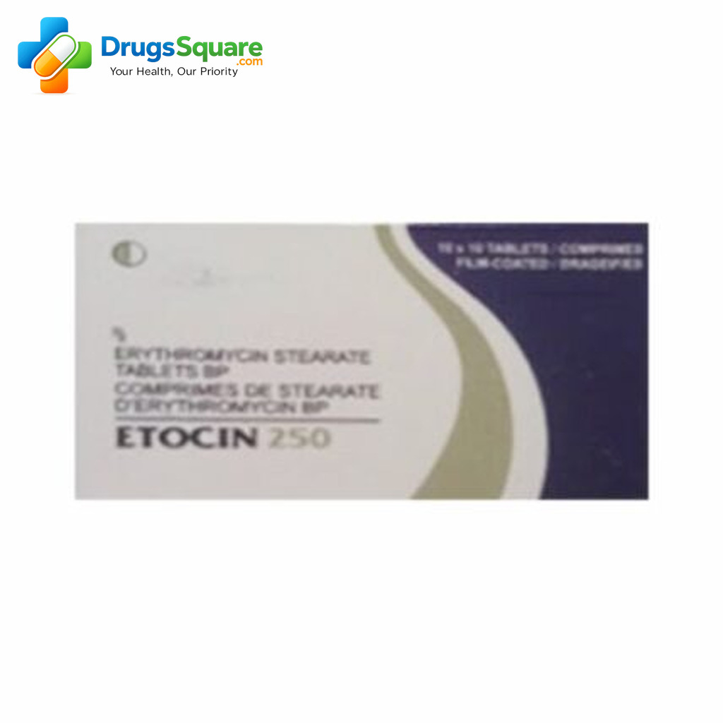 Erythromycin 250 mg Tablet for prescription ordering
